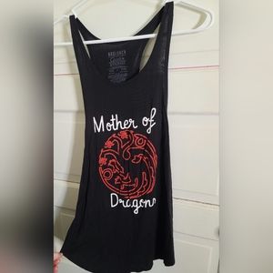 "Mother of Dragons" Game of Thrones Tank Top Size L
